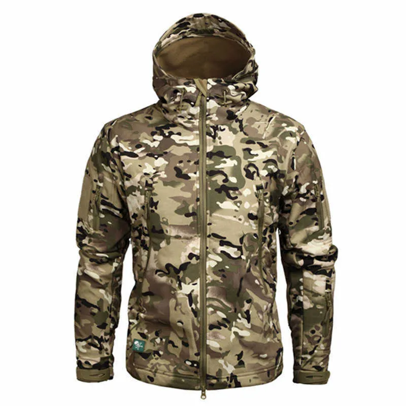 Men's Hiking Army Jackets Men Camouflage Autumn Winter Skin Soft Shell Waterproof Jacket Windbreaker For Hunting Camping - HIGO HUNT™