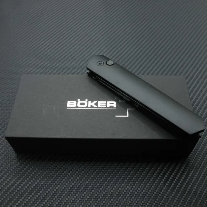 Boker Plus/Pro-Tech Burnley Kwaiken Compact Black Aluminum For Camping - Higo Hunt™