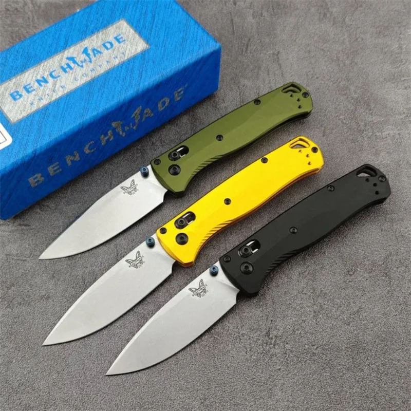 2025 Benchmade 535 Bugout Burnt Brass Pocket Folding Tools For Outdoor Hunting Camping - Higo Hunt™