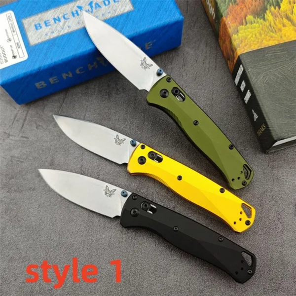 2025 Benchmade 535 Bugout Burnt Brass Pocket Folding Tools For Outdoor Hunting Camping - Higo Hunt™