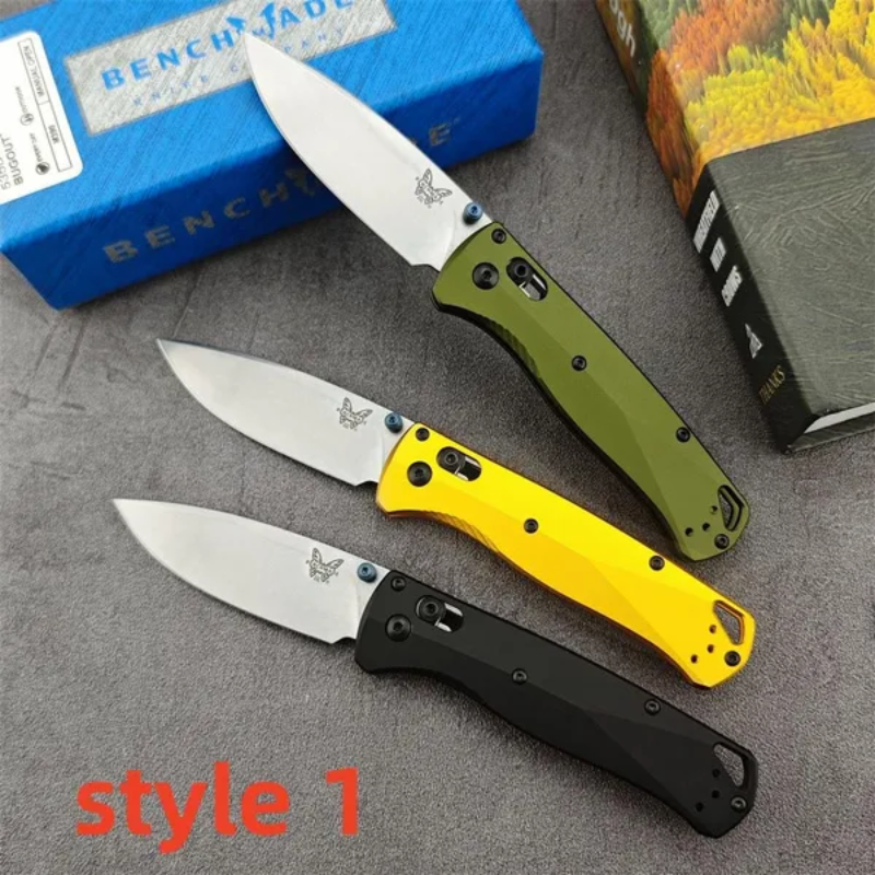 2025 Benchmade 535 Bugout Burnt Brass Pocket Folding Tools For Outdoor Hunting Camping - Higo Hunt™