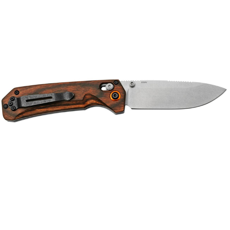 Benchmade Grizzly Creek 15062, S30V, wood, hunting pocket Tool - Higo Hunt™