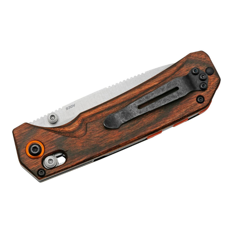 Benchmade Grizzly Creek 15062, S30V, wood, hunting pocket Tool - Higo Hunt™