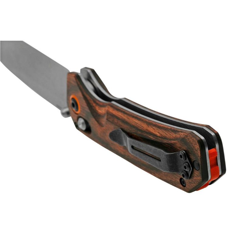 Benchmade Grizzly Creek 15062, S30V, wood, hunting pocket Tool - Higo Hunt™