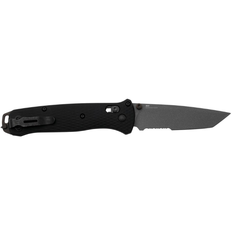 Benchmade, 537SGY-03, CPM-M4 Partly Serrated, Black Aluminum, pocket Tool - Higo Hunt™