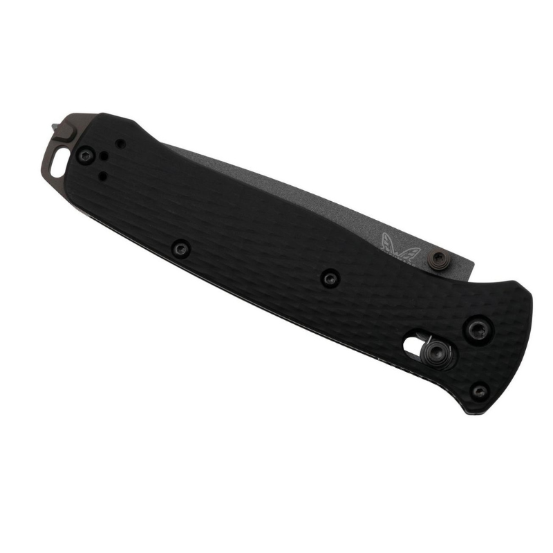 Benchmade, 537SGY-03, CPM-M4 Partly Serrated, Black Aluminum, pocket Tool - Higo Hunt™