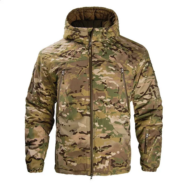 jacket mens army  tactical warm windproof cotton For Hunting - Higo Hunt™