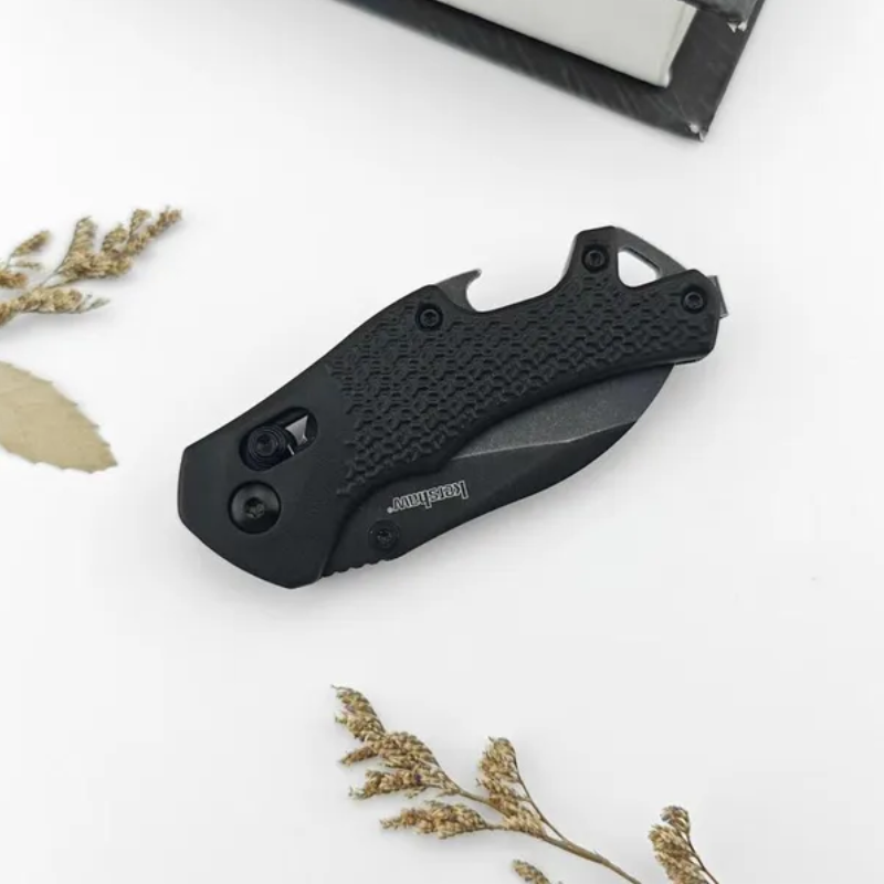 Kershaw Craze Blackwashed 8Cr13MoV Outdoor Camping Hunting - Higo Hunt™