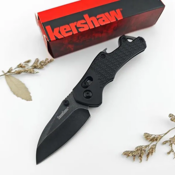 Kershaw Craze Blackwashed 8Cr13MoV Outdoor Camping Hunting - Higo Hunt™