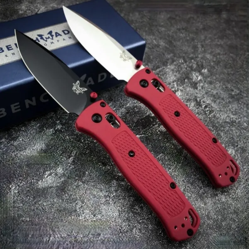 Benchmade Bugout 535 Camping Outdoor Tool Red Handle - Higo Hunt™