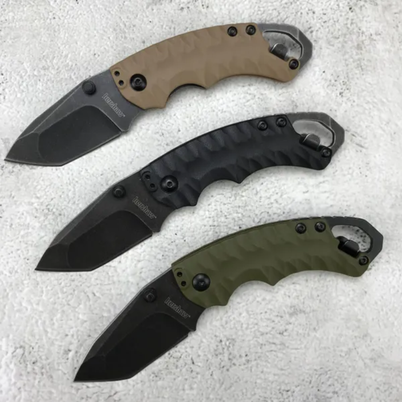 Kershaw 8750  Green GFN Handles Black Handles Tan Handles - Higo Hunt™