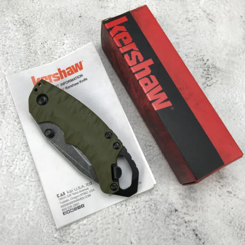 Kershaw 8750  Green GFN Handles Black Handles Tan Handles - Higo Hunt™