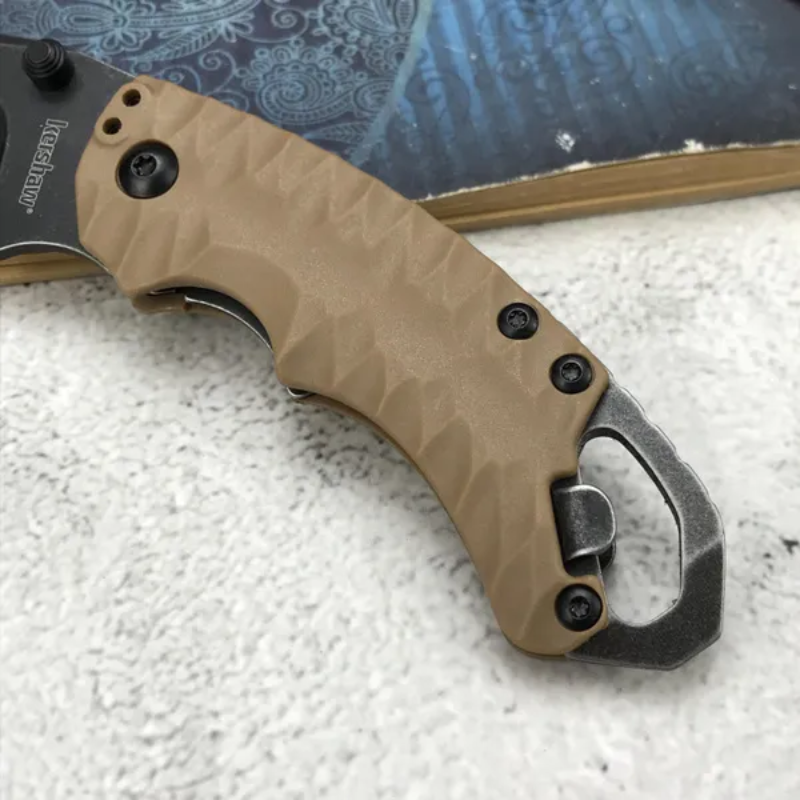 Kershaw 8750  Green GFN Handles Black Handles Tan Handles - Higo Hunt™