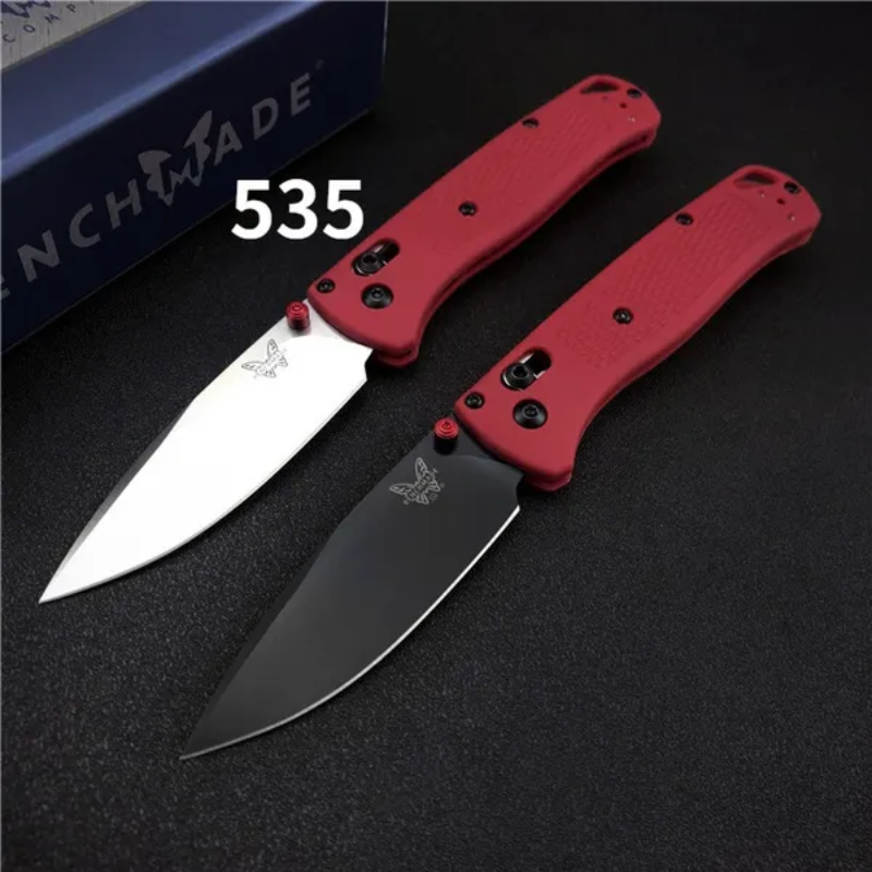 Benchmade Bugout 535 Camping Outdoor Tool Red Handle - Higo Hunt™