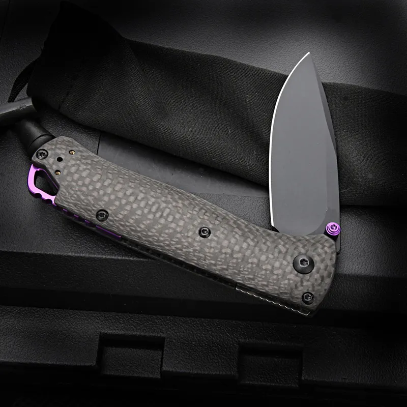 BM 560BK Carbon Fiber Handle  Folding Knife 535 Outdoor Camping Fishing Tool - Higo Hunt™