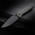 BM 560BK Carbon Fiber Handle  Folding Knife 535 Outdoor Camping Fishing Tool - Higo Hunt™