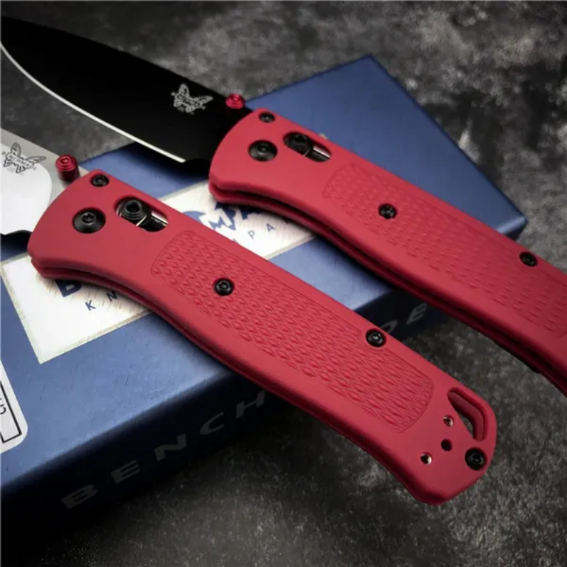 Benchmade Bugout 535 Camping Outdoor Tool Red Handle - Higo Hunt™