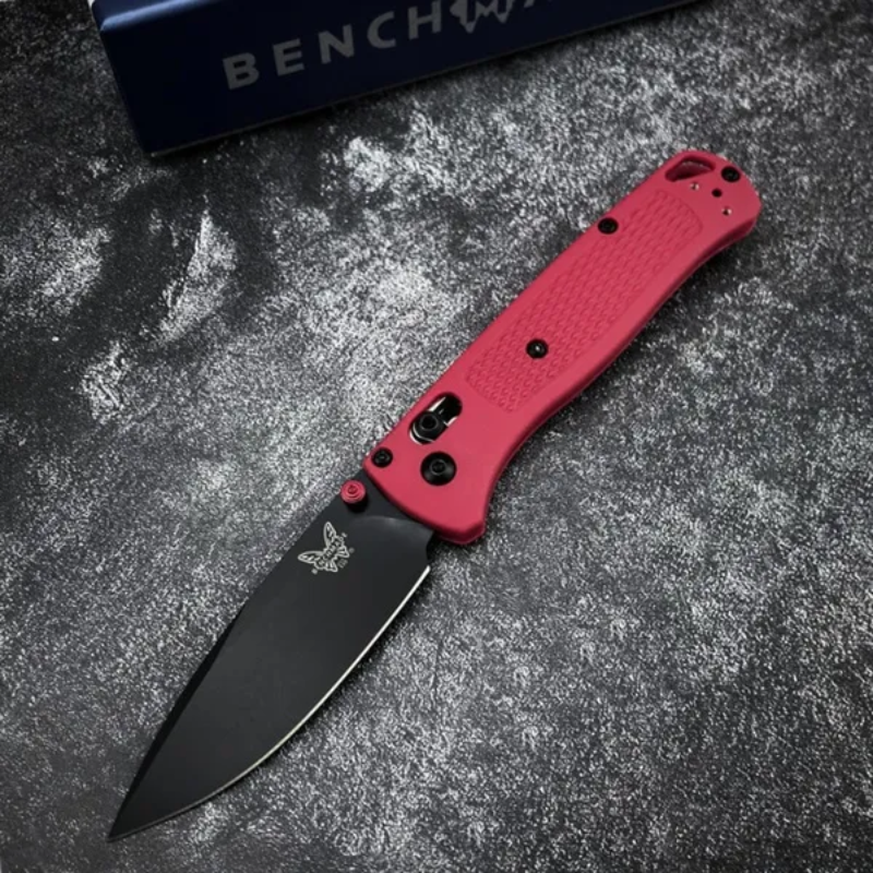 Benchmade Bugout 535 Camping Outdoor Tool Red Handle - Higo Hunt™