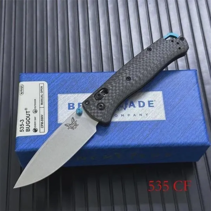 Benchmade Carbon Fiber Handles 535-3 MINITool 535CF For Outdoor Hunting -Higo Hunt™