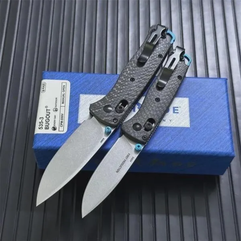 Benchmade Carbon Fiber Handles 535-3 MINITool 535CF For Outdoor Hunting -Higo Hunt™