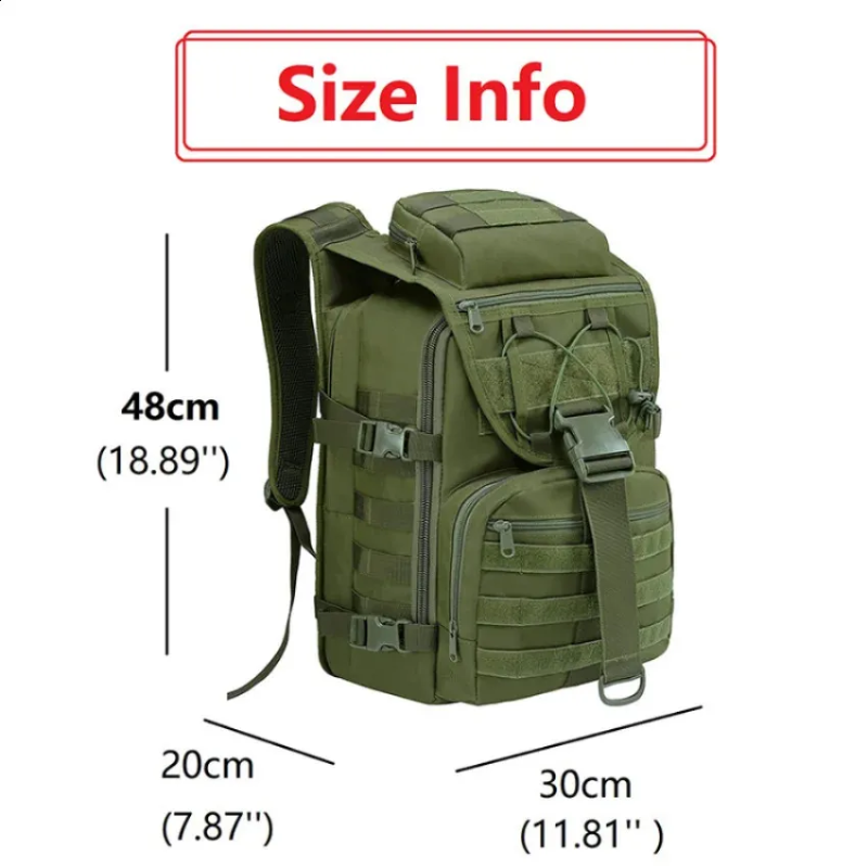 Military Tactics Backpack 40 Liters for Camping Outdoor Hiking Sports - Higo Hunt™