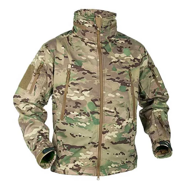 Tactical hoodie Winter Fleece Jacket Men Soft Shell Tactical Waterproof Hunting Clothes Windbreakers Men Clothing